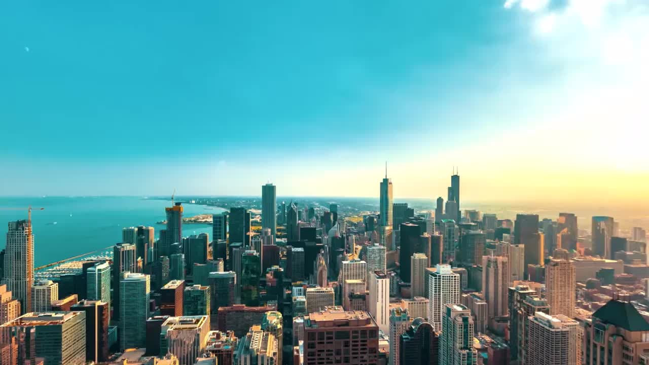 Chicago aerial view